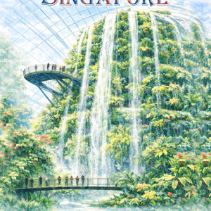 Gardens by the Bay Fridge Magnet – Singapore Supertree Landmark Souvenir