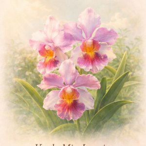 Vanda Miss Joaquim Orchid Fridge Magnet – Singapore National Flower Souvenir
